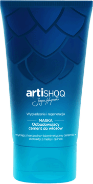 ARTISHOQ,maska do włosów odbudowujący cement do włosów,przód