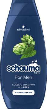 SCHWARZKOPF SCHAUMA,szampon do włosów dla mężczyzn do codziennego stosowania,przód