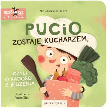PLATON,książka dla dzieci, Pucio zostaje kucharzem,przód
