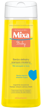 MIXA,szampon do włosów dla dzieci, micelarny, bardzo delikatny,przód