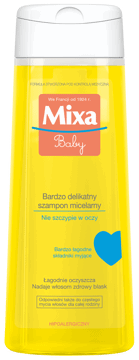 MIXA,szampon do włosów dla dzieci, micelarny, bardzo delikatny,przód