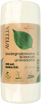 AVELLIA,ściereczki uniwersalne biodegradowalne,przód
