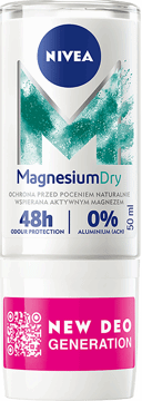 NIVEA,antyperspirant roll-on Magnesium Fresh,przód