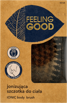 FEELING GOOD,szczotka do masażu ciała jonizująca,przód