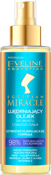 EVELINE COSMETICS,olejek do biustu i ciała ujędrniający,przód