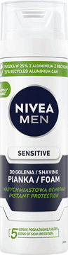 NIVEA MEN,pianka do golenia łagodząca, natychmiastowa ochrona,przód