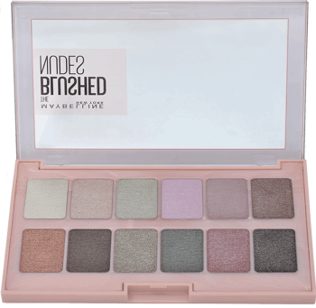 MAYBELLINE,paleta cieni do powiek The Blushed Nudes,kompozycja-1