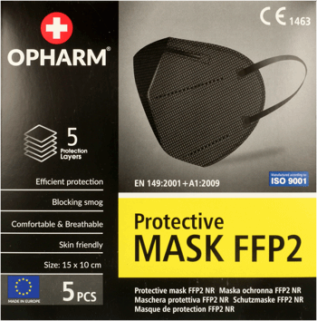 OPHARM,maska ochronna FFP2,przód