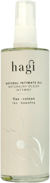 HAGI,naturalny olejek intymny, len i bawełna,przód