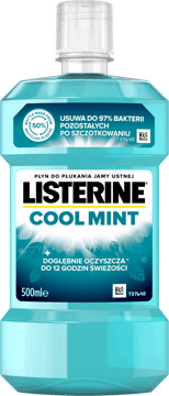 LISTERINE,płyn do płukania jamy ustnej łagodny smak,przód