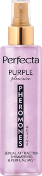 PERFECTA,rozświetlająca mgiełka perfumowana dla kobiet, Purple Pleasure,przód