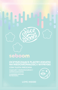 FACEBOOM,plastry do twarzy na niedoskonałości,przód