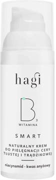 HAGI,naturalny krem do cery tłustej i trądzikowej z niacynamidem,kompozycja-1