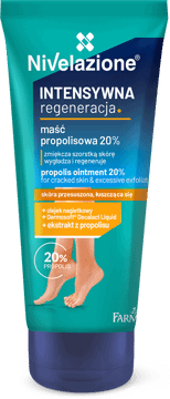 FARMONA NIVELAZIONE,maść do stóp propolisowa, na pękające pięty,przód