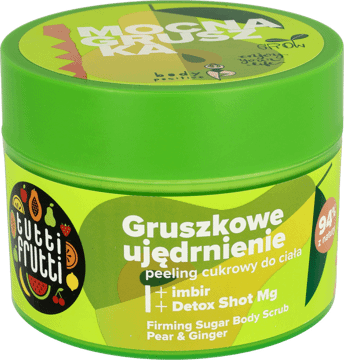 FARMONA TUTTI FRUTTI,nawilżający cukrowy peeling do ciała,przód