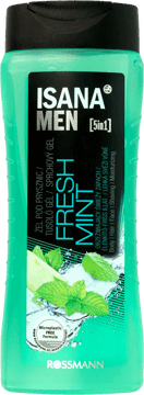 ISANA MEN,żel pod prysznic dla mężczyzn Fresh Mint,przód