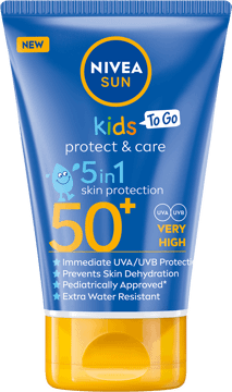 NIVEA SUN,balsam do opalania dla dzieci, ochronny, bardzo wysoka ochrona SPF 50+,przód