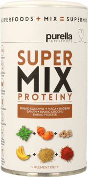PURELLA SUPERFOODS,suplement diety, mieszanka superfoods Proteiny,przód