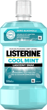 LISTERINE,płyn do płukania jamy ustnej łagodny smak,przód
