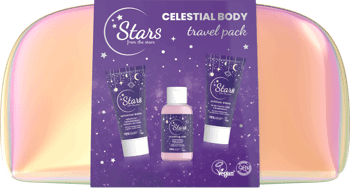STARS FROM THE STARS,balsam do ciała 50 ml + olejek do ciała 50 ml + żel do mycia ciała 50 ml,przód