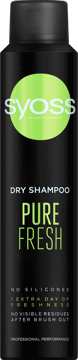 SYOSS,suchy szampon do włosów odświeżający,przód