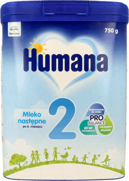 HUMANA,mleko następne dla niemowląt po 6. m-cu, 2,przód
