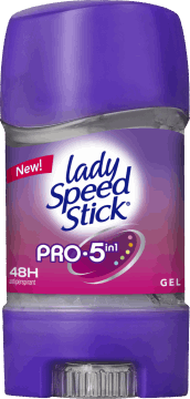 LADY SPEED STICK,antyperspirant w żelu dla kobiet, Pro 5in1,przód