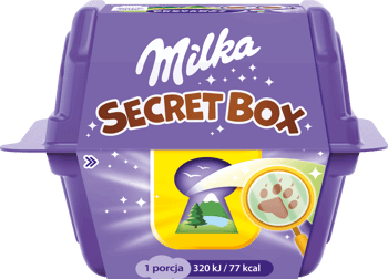 MILKA,czekolada mleczna, z niespodzianką,przód