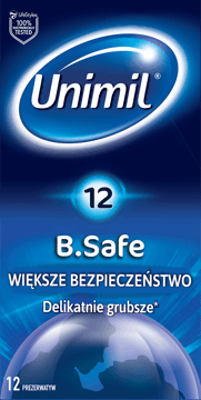 UNIMIL,prezerwatywy Większe Bezpieczeństwo,przód