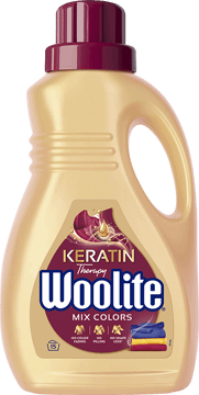 WOOLITE,płyn do prania z keratyną do tkanin kolorowych,przód