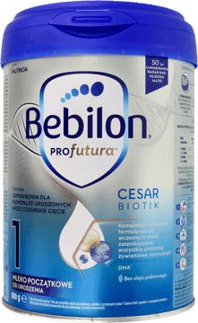 BEBILON,mleko modyfikowane PROfutura CESARBIOTIK 1,przód