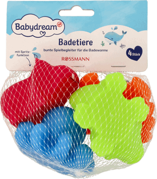 BABYDREAM,zabawka do kąpieli, zwierzątka, powyżej 1. m-ca życia,przód