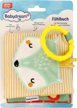 BABYDREAM,zabawka moja pierwsza książeczka,przód