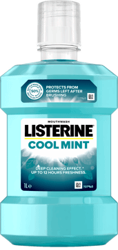 LISTERINE,płyn do płukania jamy ustnej łagodny smak,przód