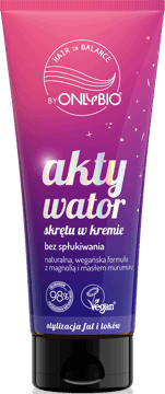 ONLYBIO,aktywator skrętu w kremie bez spłukiwania,przód