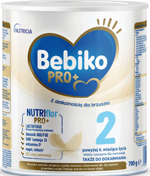 BEBIKO,mleko następne dla niemowląt po 6. m-cu, 2,przód