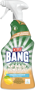 CILLIT BANG,spray do czyszczenia łazienki, z kwaskiem cytrynowym,przód