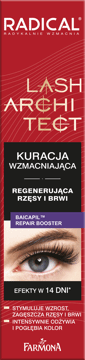 FARMONA RADICAL,kuracja do rzęs i brwi wzmacniająca i regenerująca,przód