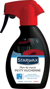 STARWAX,preparat do mycia i odtłuszczania płyt ceramicznych i indukcyjnych,przód