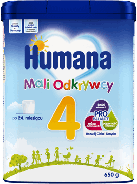 HUMANA,mleko modyfikowane dla dzieci po 24. m-cu, 4,przód