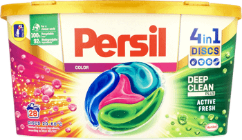 PERSIL,kapsułki do prania tkanin kolorowych, 4w1,przód