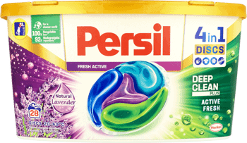 PERSIL,kapsułki do prania tkanin kolorowych Natural Lavender,przód