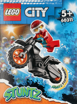 LEGO,Ognisty, motocykl kaskaderski ,przód
