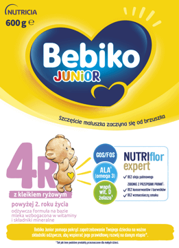 BEBIKO,odżywcza formuła na bazie mleka dla dzieci po 24 m-cu, 4R,przód
