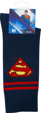 SUPERMAN,skarpety męskie Superman roz.40-45,przód