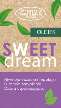PACHNĄCA SZAFA,olejek eteryczny sweet dream,przód
