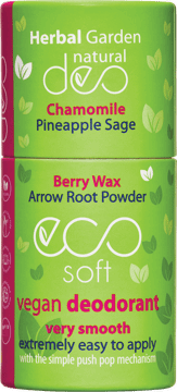 ECO SOFT,ekologiczny dezodorant Chamomile, Pineapple Sage,przód