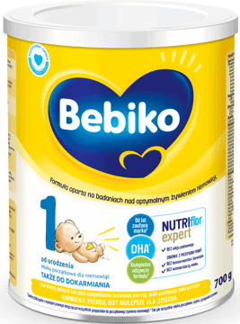 BEBIKO,mleko początkowe dla niemowląt, 1,przód