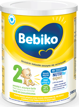 BEBIKO,mleko następne dla niemowląt powyżej 6. m-cu, 2,przód