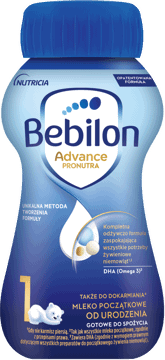 BEBILON,mleko początkowe dla niemowląt od urodzenia, gotowe do spożycia,przód